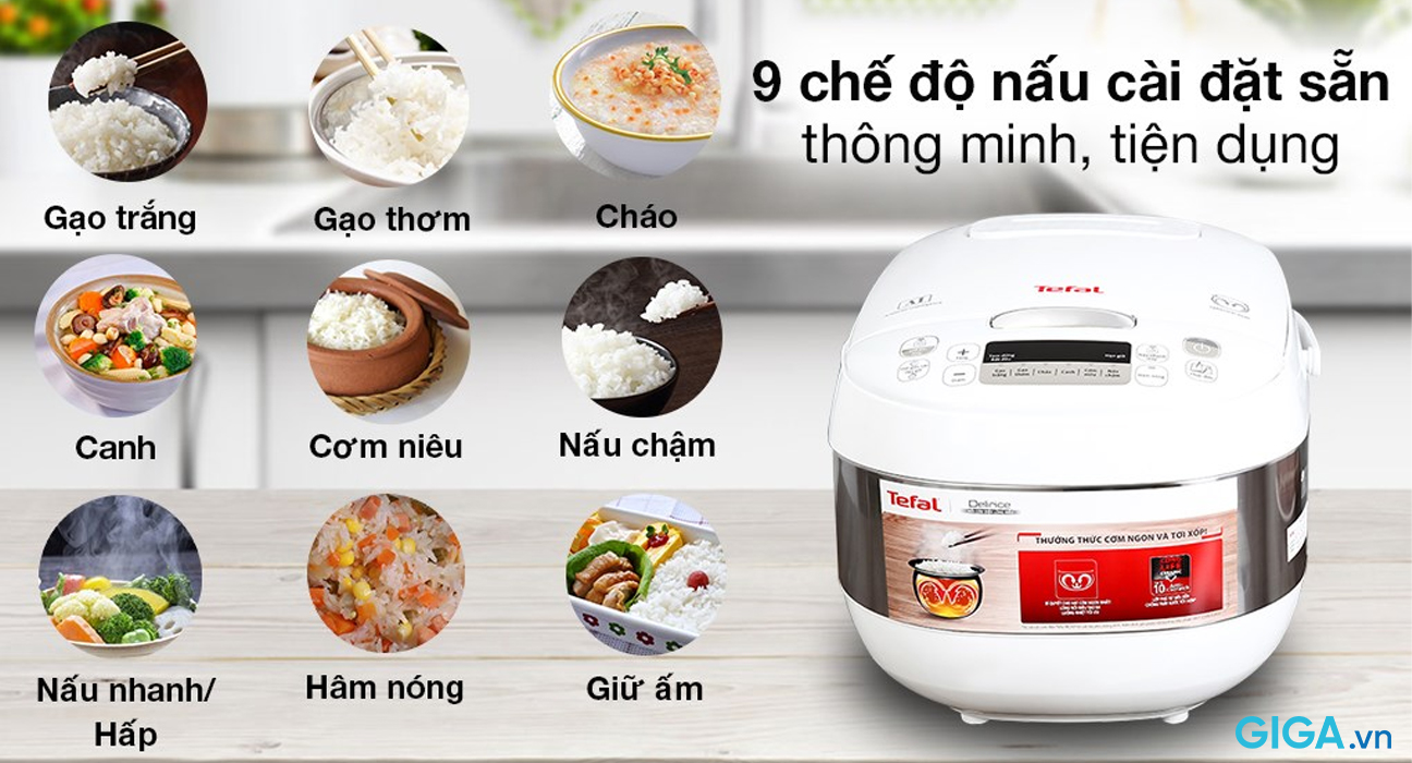 Nồi cơm điện Tefal RK752168 1.8 lít 